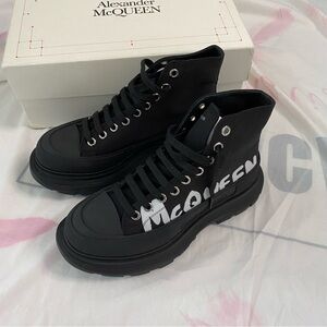 Alexander Mcqueen Tread Slick High Top Sneakers